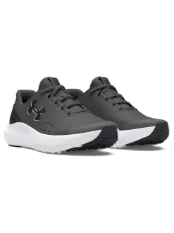 Under Armour Grey Black Surge 4 Trainers