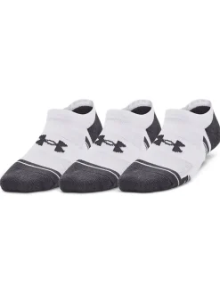 Under Armour White Junior Performance Tech Socks 3 Pack