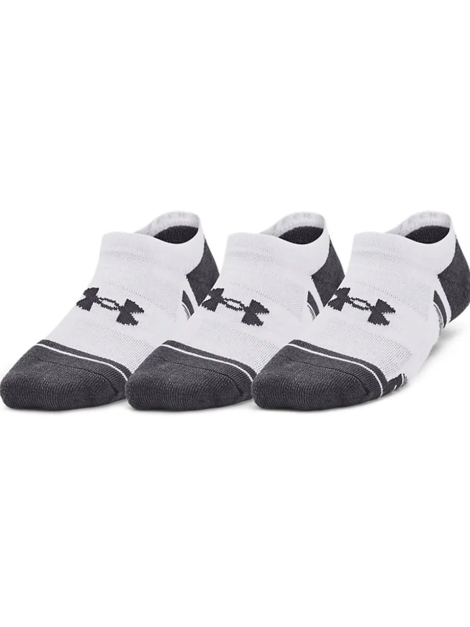 Under Armour White Junior Performance Tech Socks 3 Pack
