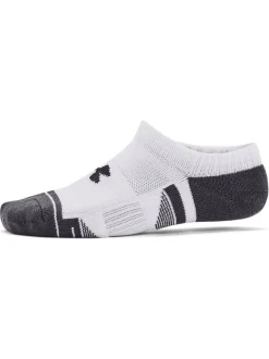 Under Armour White Junior Performance Tech Socks 3 Pack