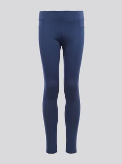 U.S. Polo Assn. Blue Girls Elastic Waistband Leggings