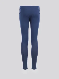 U.S. Polo Assn. Blue Girls Elastic Waistband Leggings