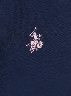 U.S. Polo Assn. Blue Relaxed Fit Zip Hoodie and Joggers Set