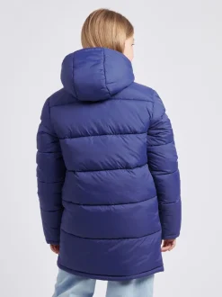 U.S. Polo Assn Blue U.S. Polo Assn. Girls Longline Puffer Jacket