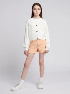 U.S. Polo Assn. Natural Marshmallow Cardigan