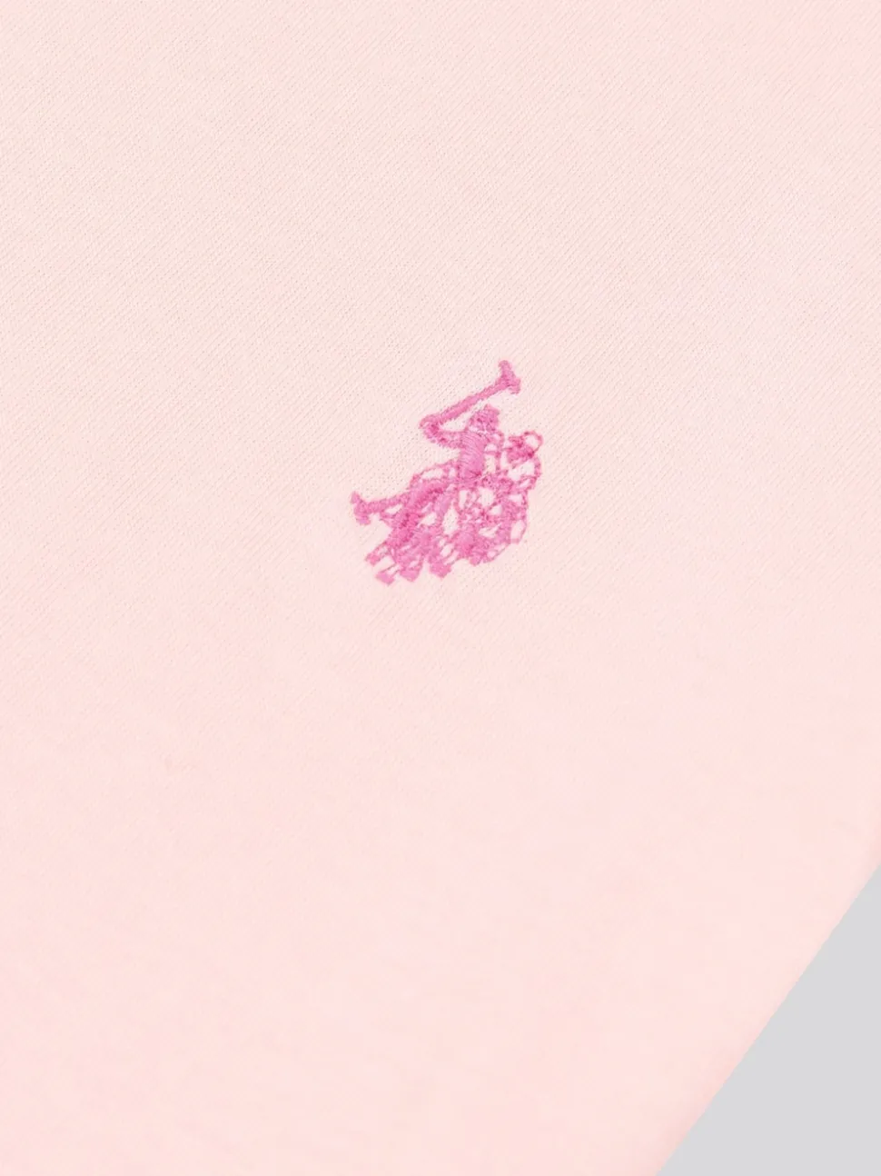 U.S. Polo Assn. Pink Girls Double Horsemen Mixed Cap Sleeve T-Shirts 2 Pack