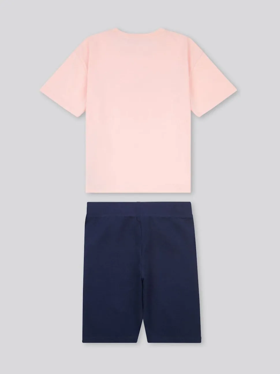 U.S. Polo Assn Pink Print T-Shirt & Jersey Shorts Set