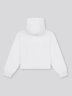 U.S. Polo Assn. White Graphic Print Zip Through Sweater