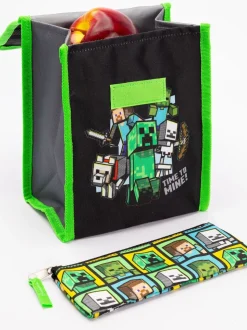 Vanilla Underground Black Minecraft Backpack Set
