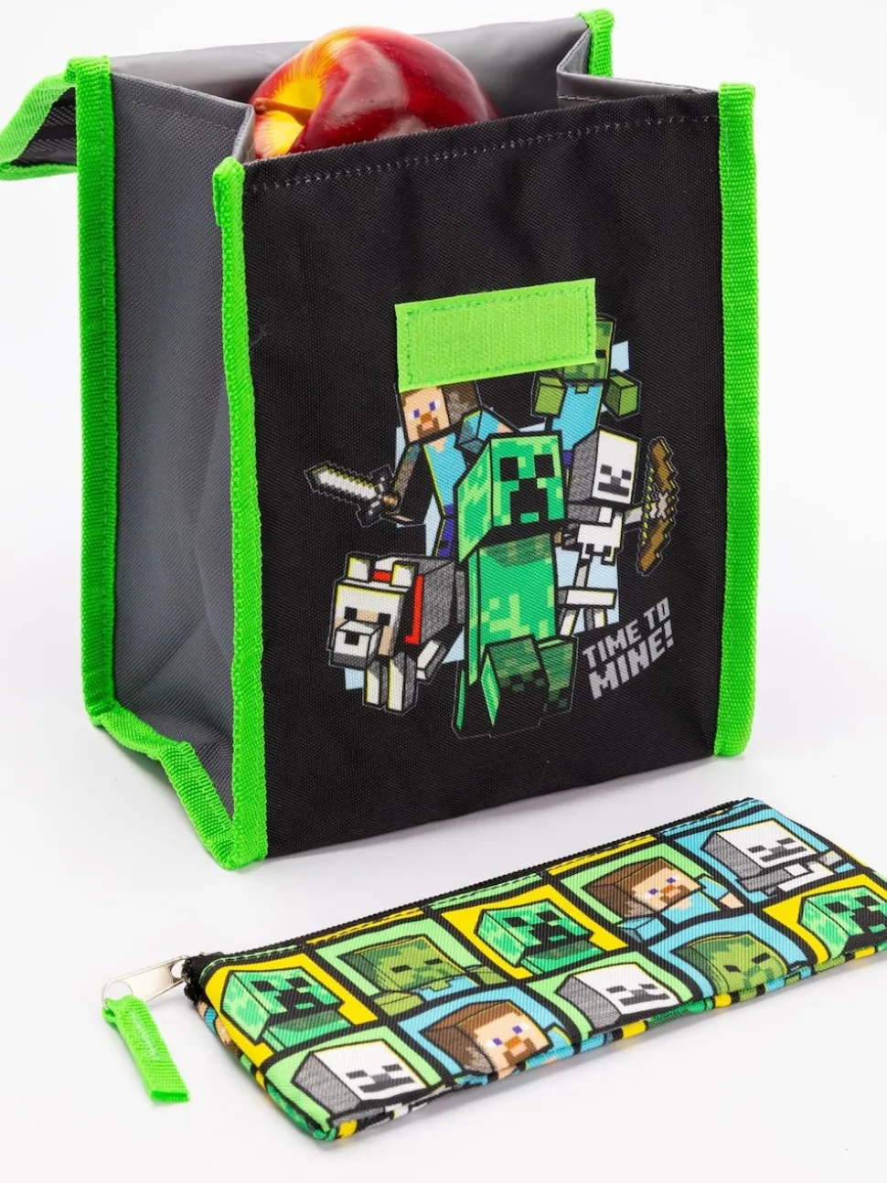 Vanilla Underground Black Minecraft Backpack Set