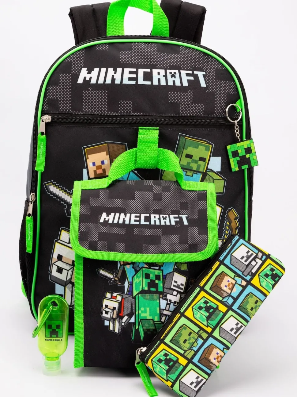 Vanilla Underground Black Minecraft Backpack Set