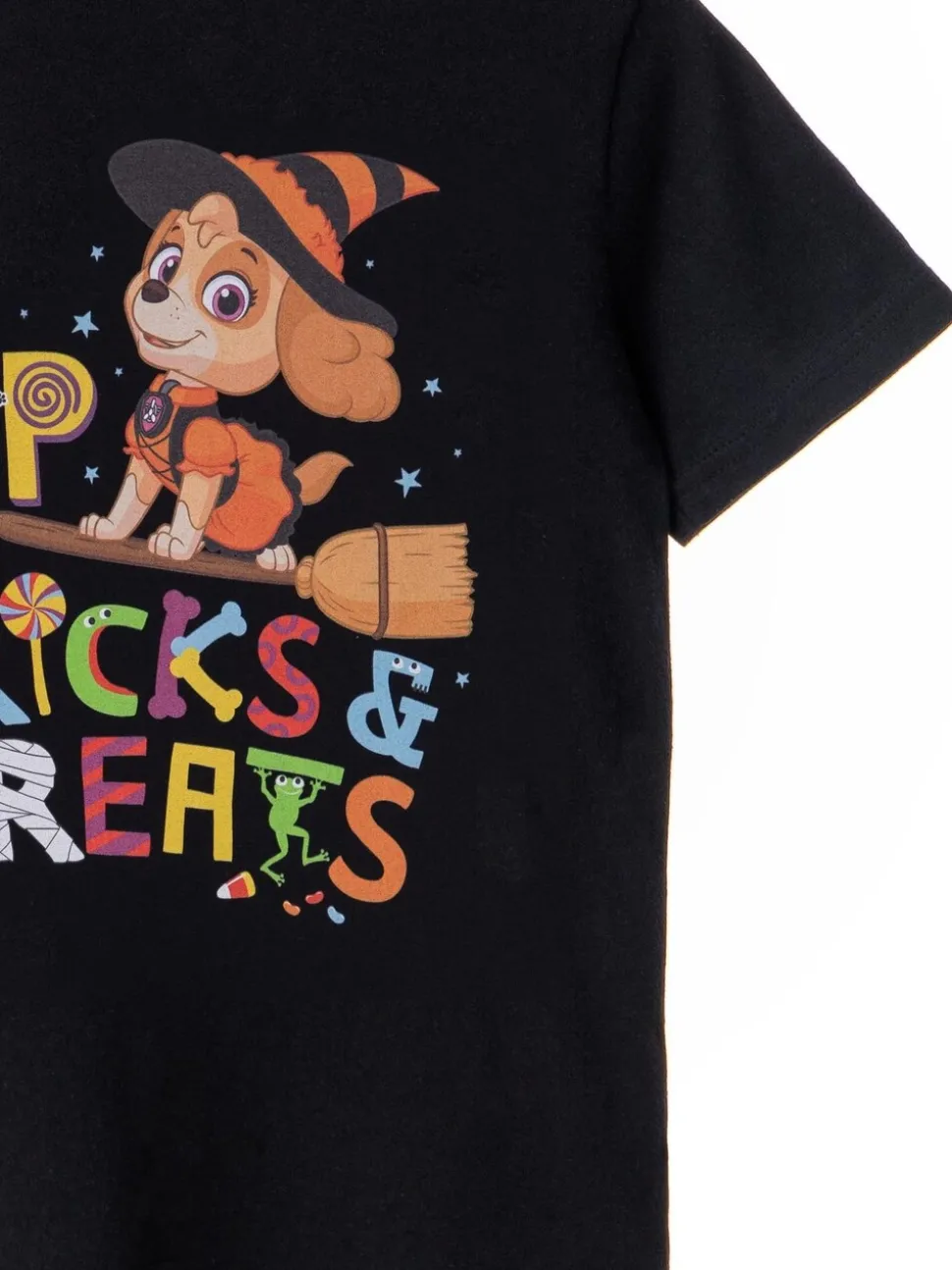 Vanilla Underground Black Paw Patrol Short Sleeved T-Shirt