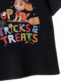 Vanilla Underground Black Paw Patrol Short Sleeved T-Shirt