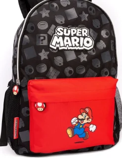 Vanilla Underground Black Super Mario All Over Print Backpack