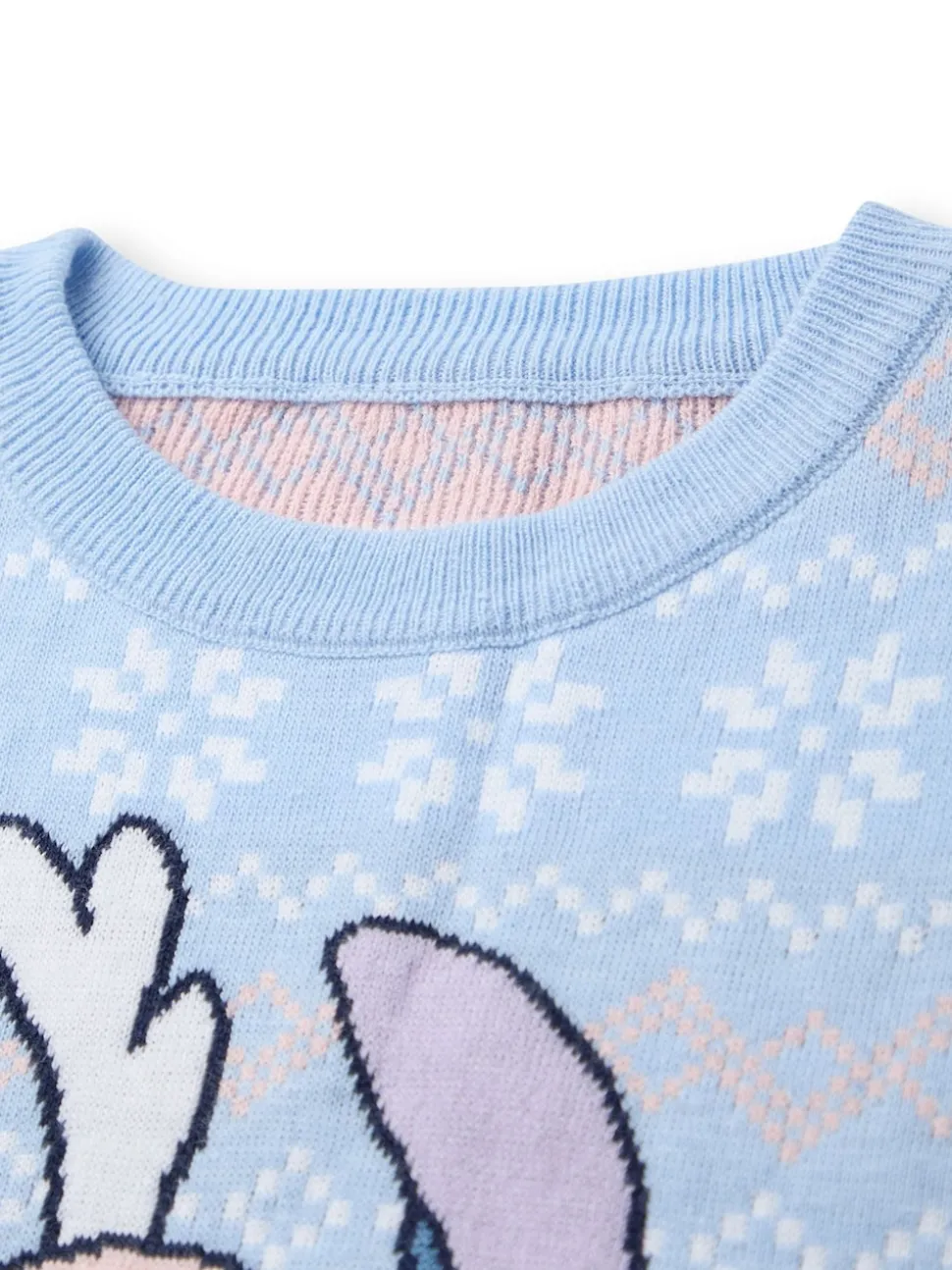 Vanilla Underground Blue Girls Disney Stitch Christmas Jumpers