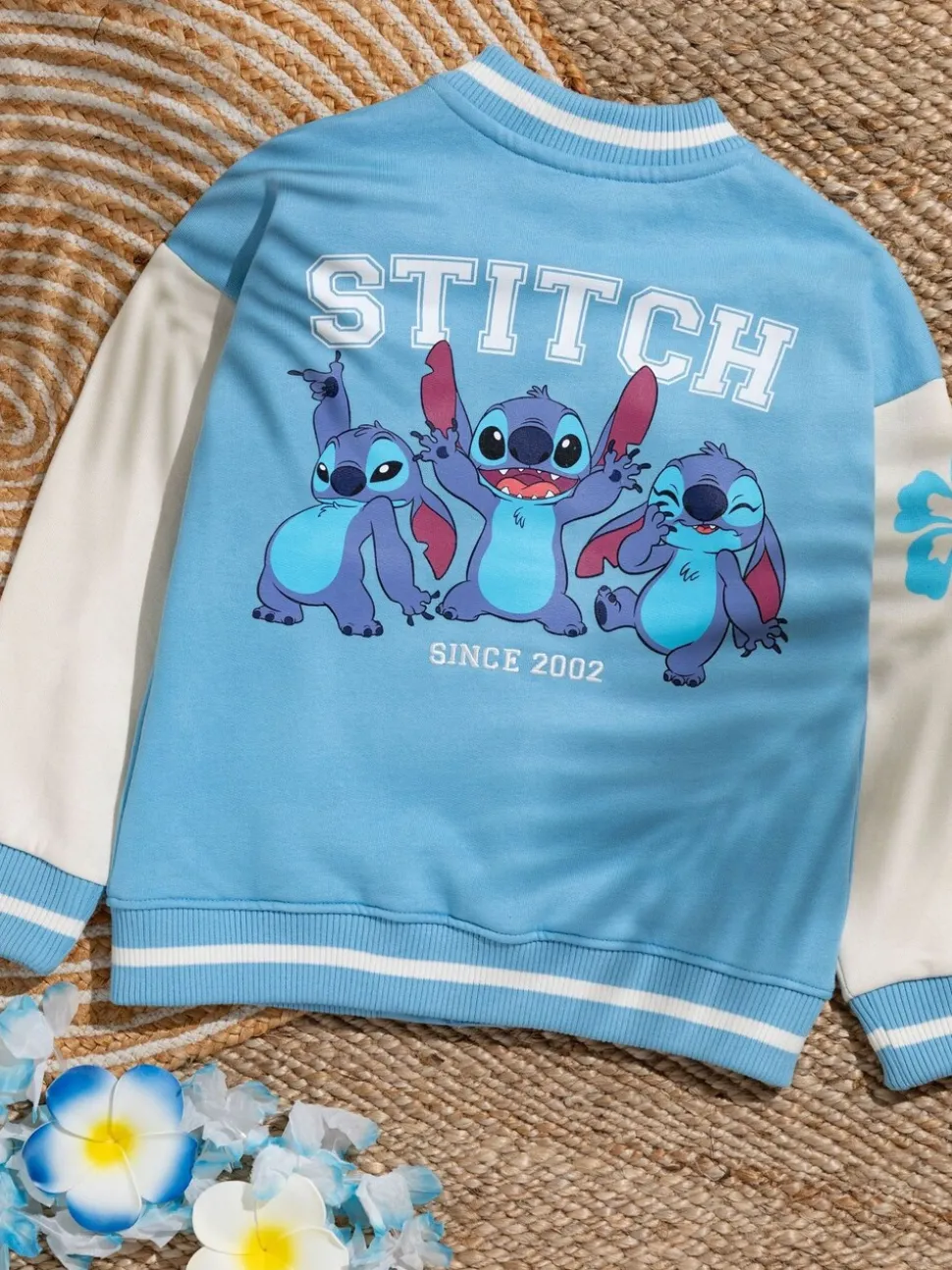 Vanilla Underground Blue Girls Disney Stitch Bomber Jacket