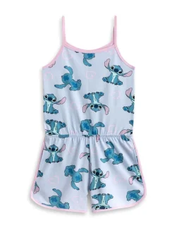Vanilla Underground Blue Girls Disney Stitch Sleeveless Playsuit