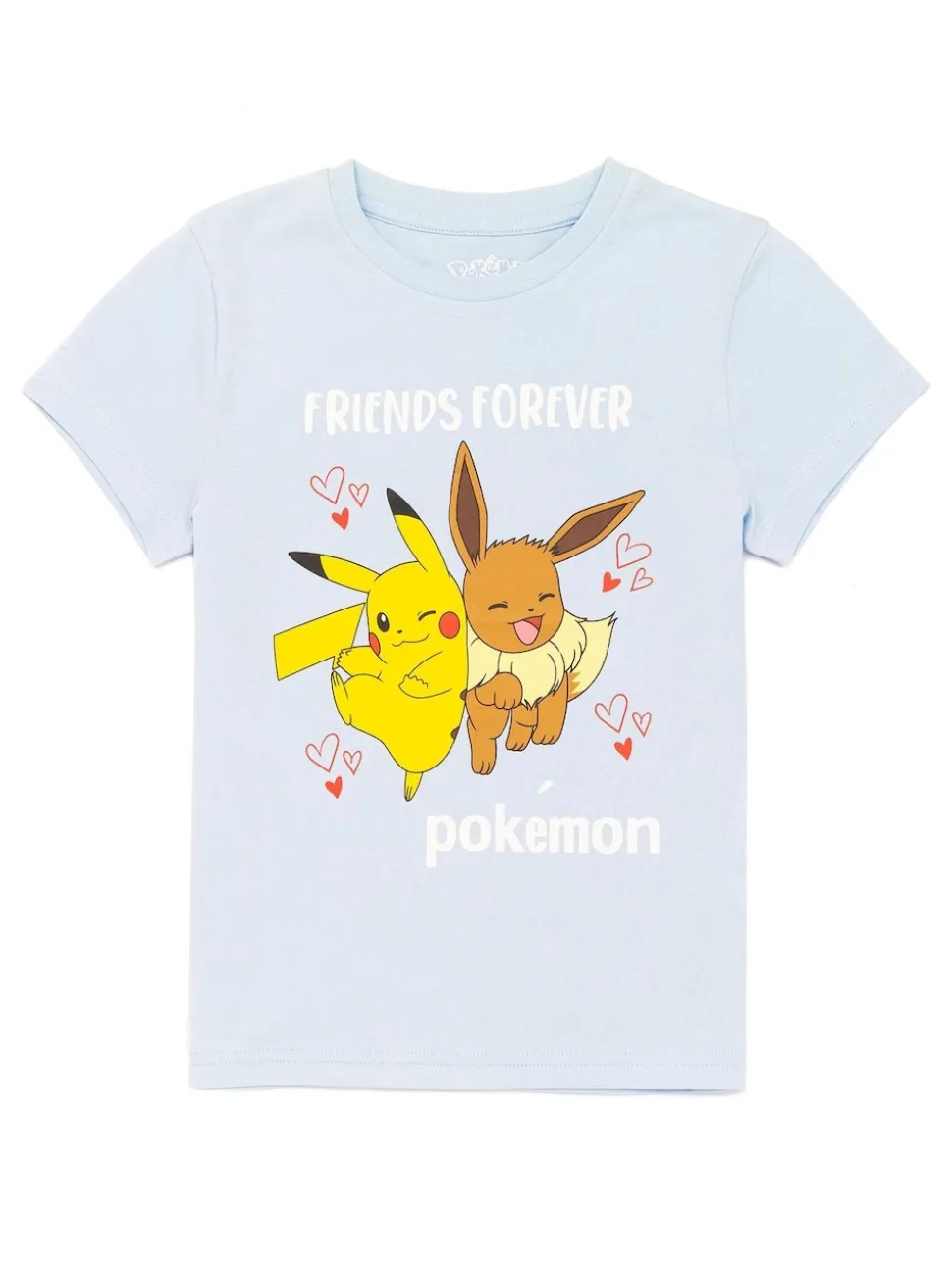 Vanilla Underground Blue Girls Pokemon 100% Cotton T-Shirt