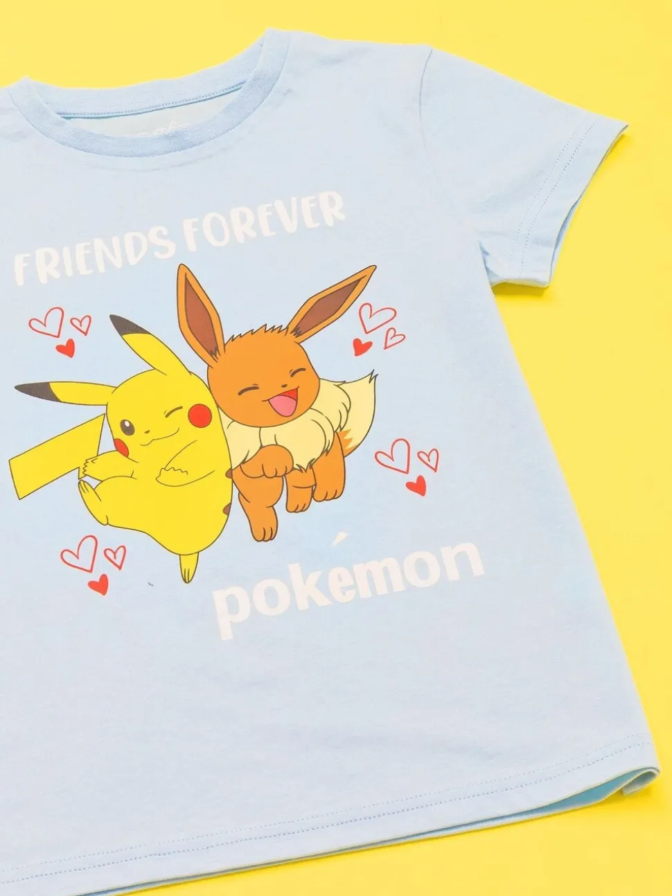 Vanilla Underground Blue Girls Pokemon 100% Cotton T-Shirt