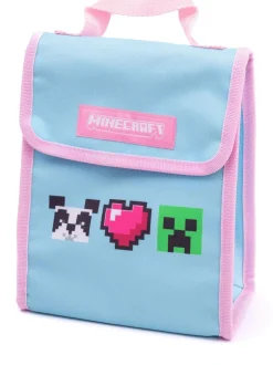 Vanilla Underground Blue Minecraft Girls Creeper 4 Piece Backpack Set