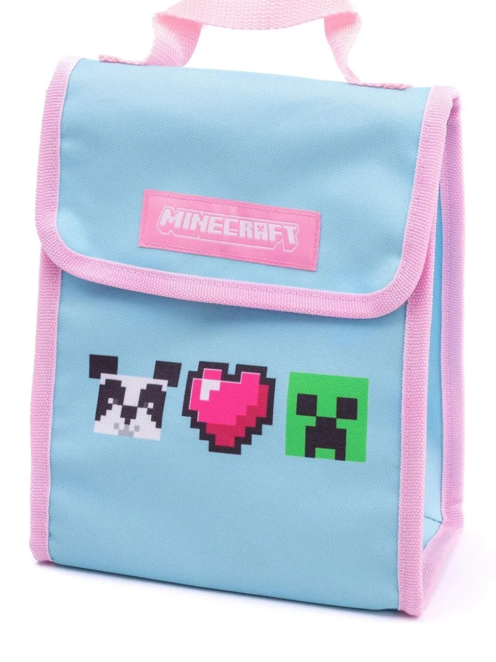 Vanilla Underground Blue Minecraft Girls Creeper 4 Piece Backpack Set