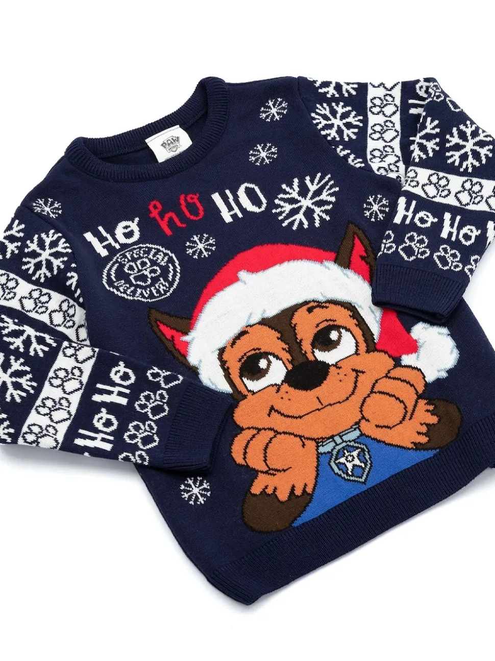 Vanilla Underground Blue Paw Patrol Kids Christmas Jumper