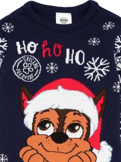 Vanilla Underground Blue Paw Patrol Kids Christmas Jumper