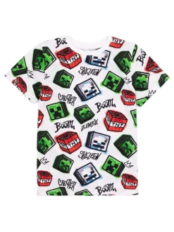 Vanilla Underground Boys 100% Cotton Minecraft T-Shirts 2 Pack