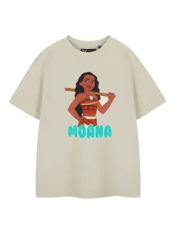 Vanilla Underground Cream Moana Girls Disney Princess Licensed 100% Cotton T-Shirt