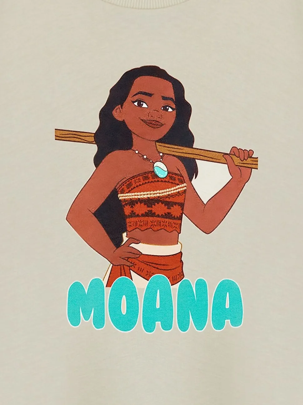 Vanilla Underground Cream Moana Girls Disney Princess Licensed 100% Cotton T-Shirt