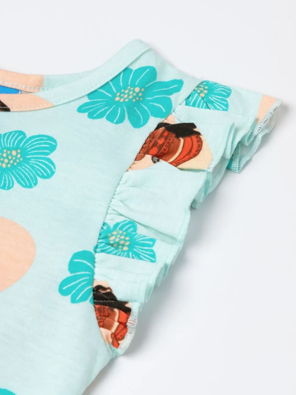 Vanilla Underground Green Girls Disney Moana Sleeveless Playsuit