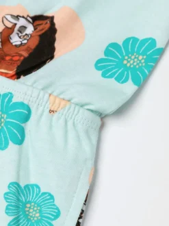 Vanilla Underground Green Girls Disney Moana Sleeveless Playsuit