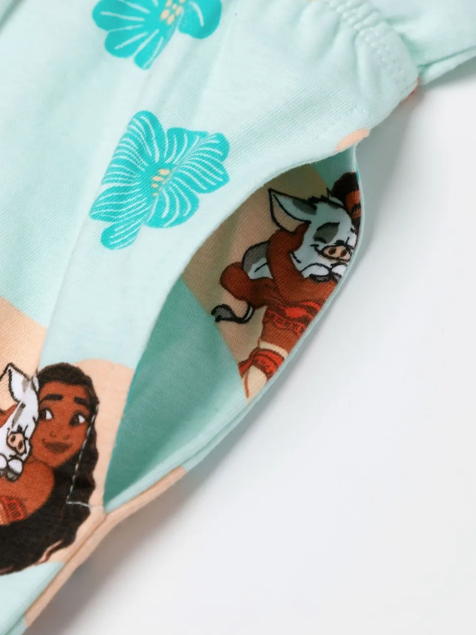 Vanilla Underground Green Girls Disney Moana Sleeveless Playsuit