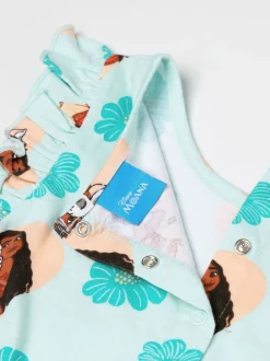 Vanilla Underground Green Girls Disney Moana Sleeveless Playsuit