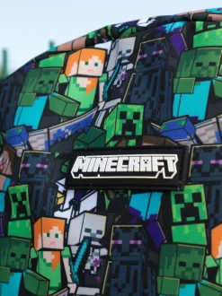 Vanilla Underground Green Minecraft Boys Creeper And Zombie All-Over Print Backpack