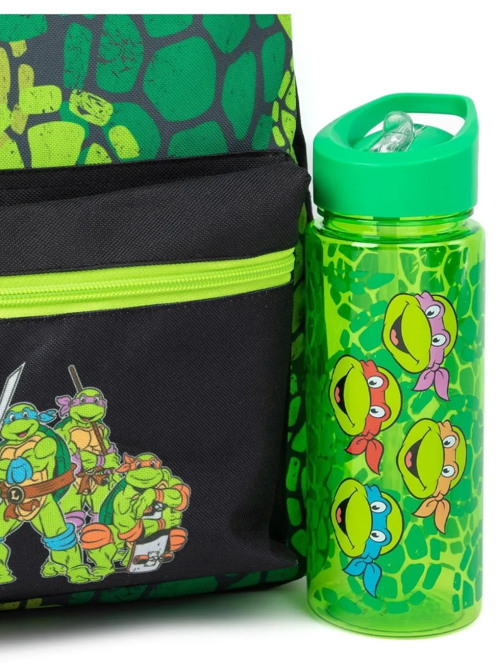 Vanilla Underground Green Ninja Turtles Tmnt Backpack Set
