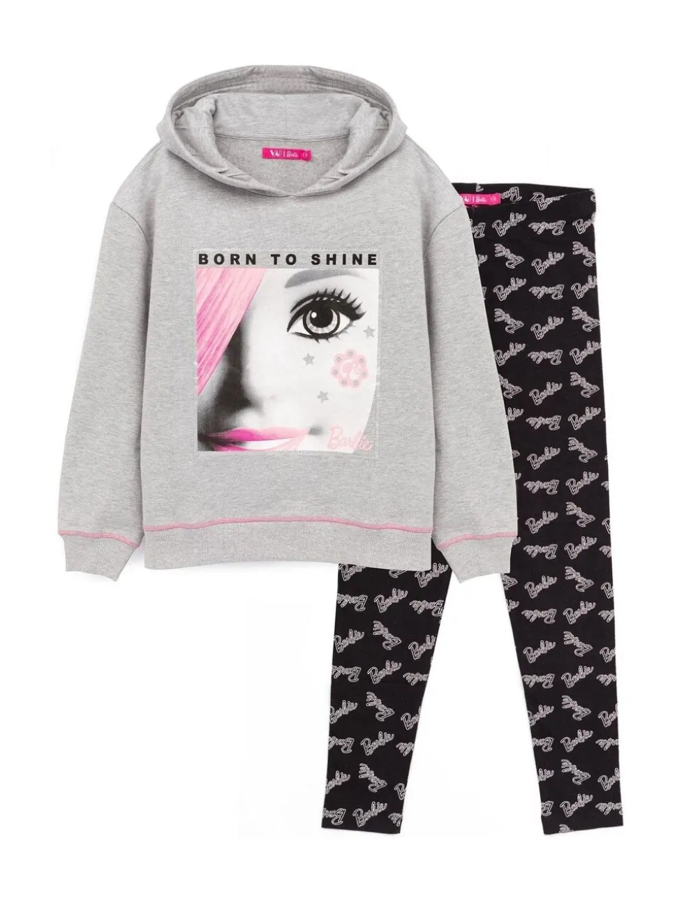 Vanilla Underground Grey Barbie Hoodie and Leggings Set