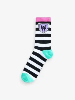 Vanilla Underground Multicoloured Monster High Calf Socks Set Of 5