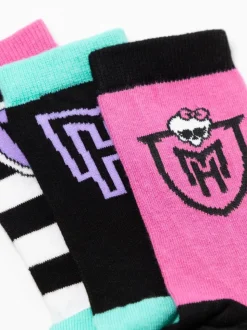 Vanilla Underground Multicoloured Monster High Calf Socks Set Of 5