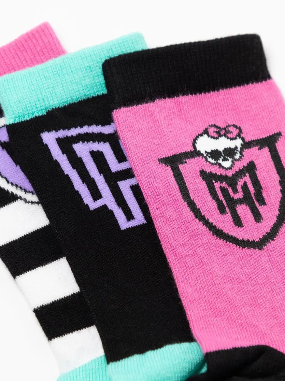 Vanilla Underground Multicoloured Monster High Calf Socks Set Of 5