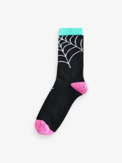 Vanilla Underground Multicoloured Monster High Calf Socks Set Of 5
