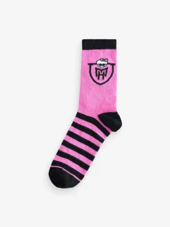 Vanilla Underground Multicoloured Monster High Calf Socks Set Of 5