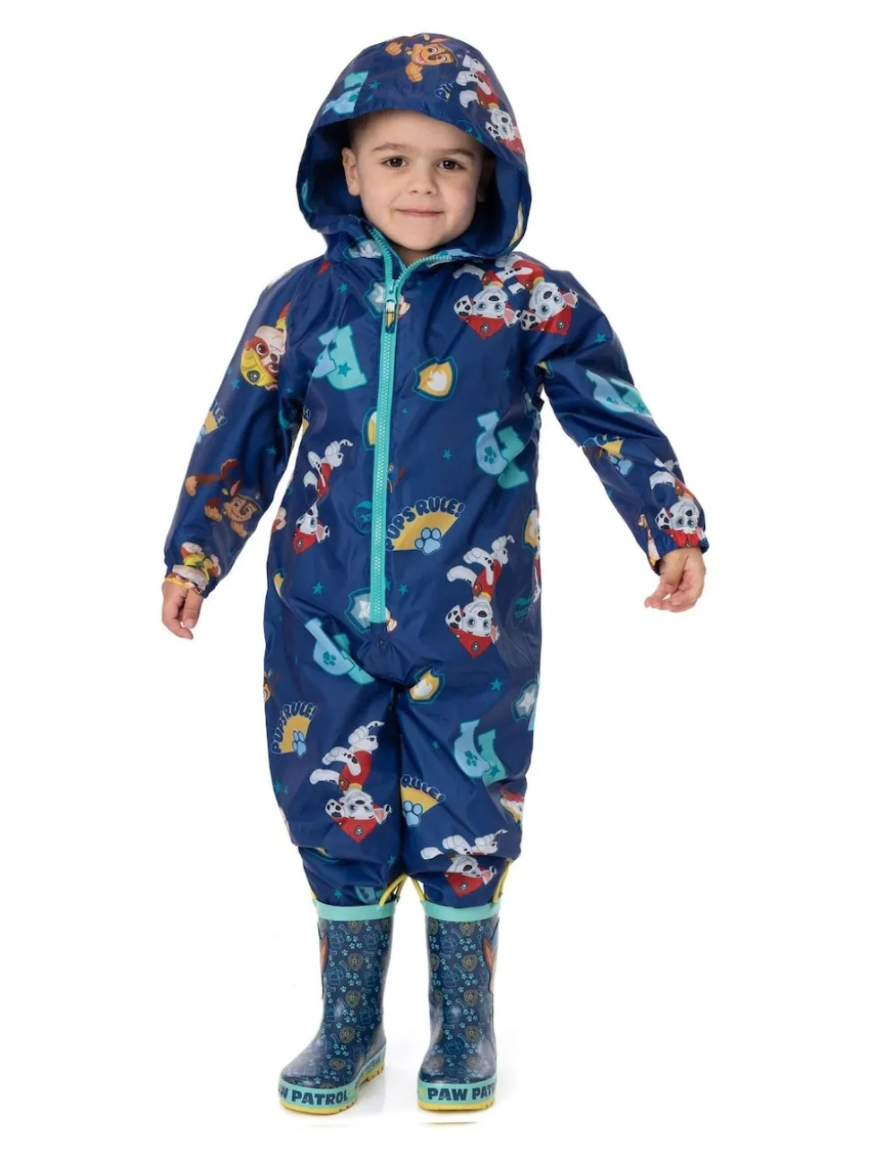Vanilla Underground Navy Blue Paw Patrol Unisex Kids Puddle Suit