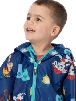 Vanilla Underground Navy Blue Paw Patrol Unisex Kids Puddle Suit