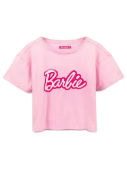 Vanilla Underground Pink Barbie Cropped 100% Cotton T-Shirt