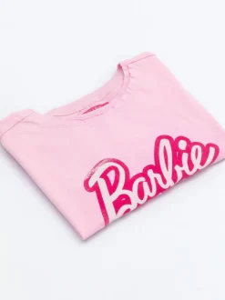 Vanilla Underground Pink Barbie Cropped 100% Cotton T-Shirt