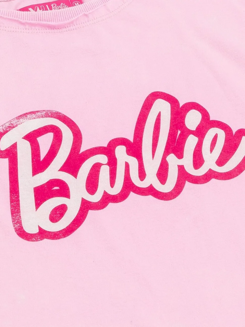 Vanilla Underground Pink Barbie Cropped 100% Cotton T-Shirt