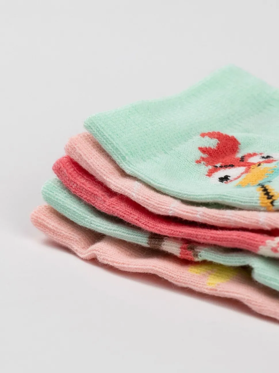 Vanilla Underground Pink Disney Moana Calf Socks Set of 5