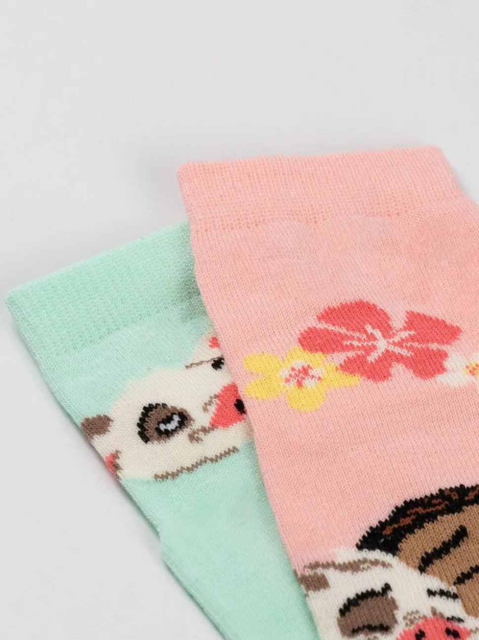 Vanilla Underground Pink Disney Moana Calf Socks Set of 5