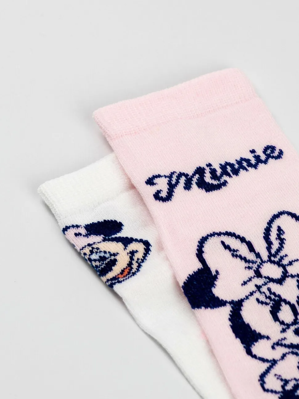 Vanilla Underground Pink Disney Girls Pink Minnie Mouse Calf Socks Set of 5